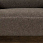 Jimo 3-teiliges Sofa-Set aus rustikaler Eiche und Leinenstoff von Furniture of America