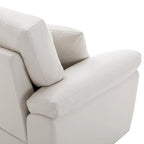 Morden Fort gepolsterte Loveseats für das Wohnzimmer, 2-Sitzer-Sofa aus Kunstleder