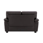 Morden Fort gepolsterte Loveseats für das Wohnzimmer, 2-Sitzer-Sofa aus Kunstleder