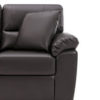 Morden Fort gepolsterte Loveseats für das Wohnzimmer, 2-Sitzer-Sofa aus Kunstleder