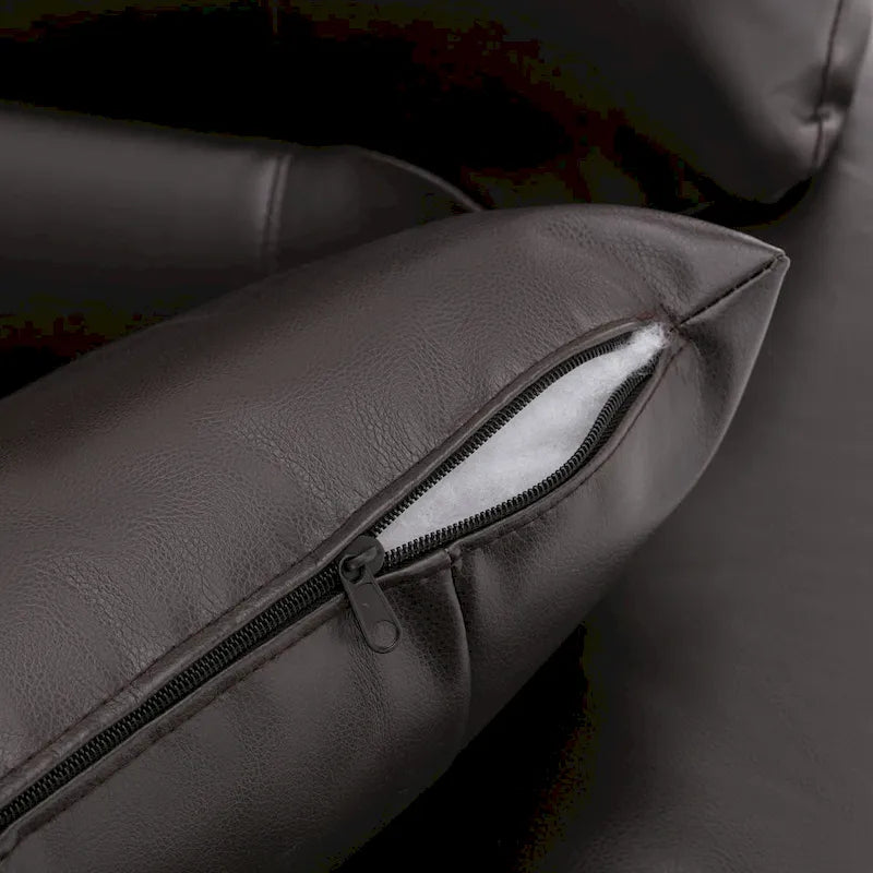 Morden Fort gepolsterte Loveseats für das Wohnzimmer, 2-Sitzer-Sofa aus Kunstleder