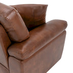 Morden Fort gepolsterte Loveseats für das Wohnzimmer, 2-Sitzer-Sofa aus Kunstleder