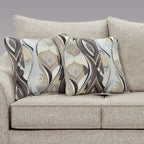 Canapé deux places Camero de Roundhill Furniture en tissu, avec dossier à coussins