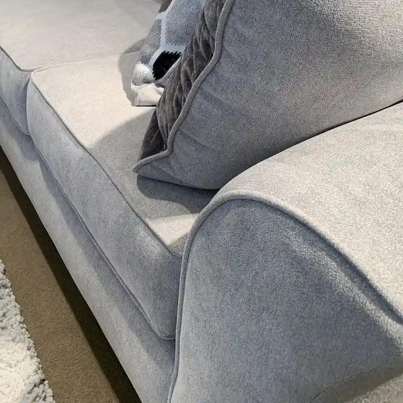 Canapé deux places Camero de Roundhill Furniture en tissu, avec dossier à coussins