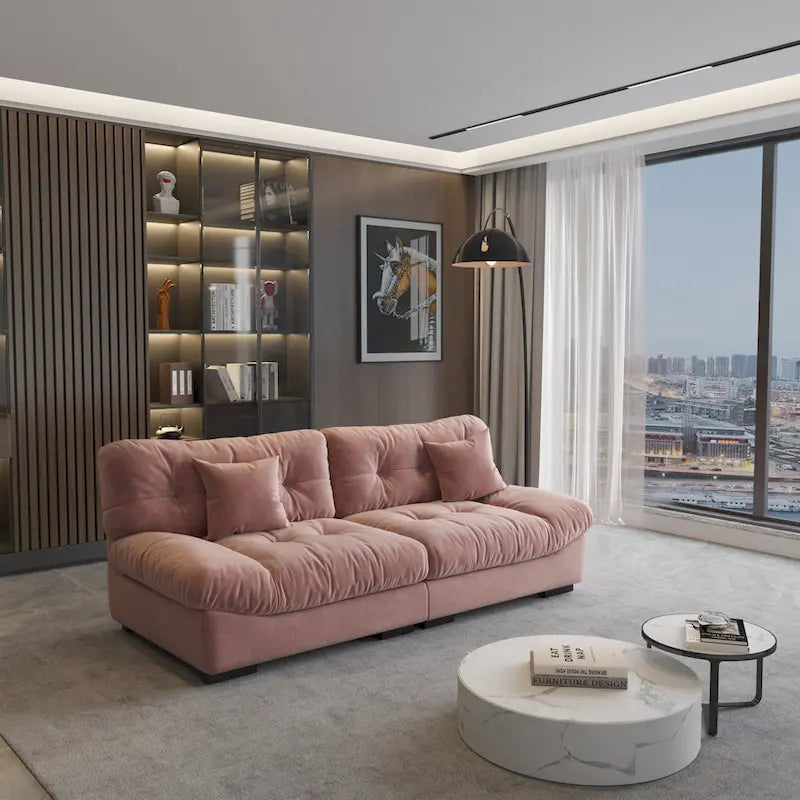 Minimalistische cloud-loveseat