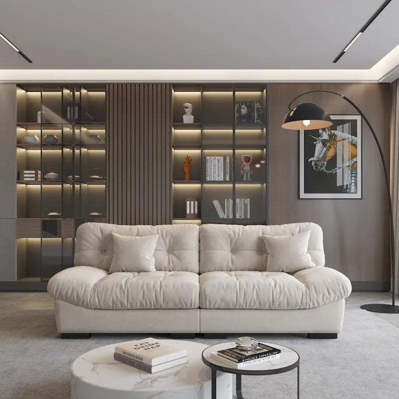 Minimalistische cloud-loveseat