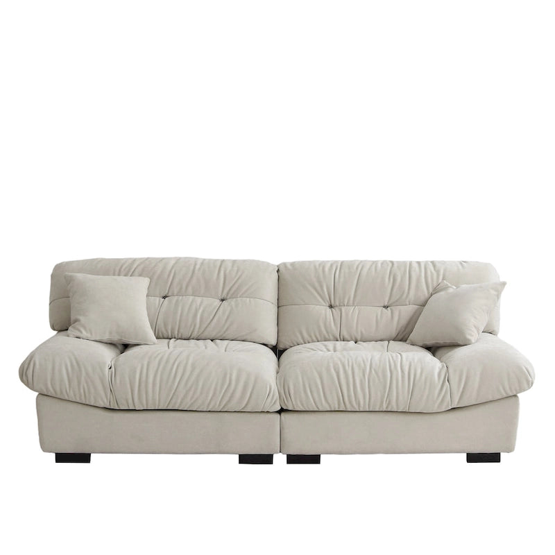 Minimalistische cloud-loveseat