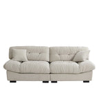 Minimalistische cloud-loveseat