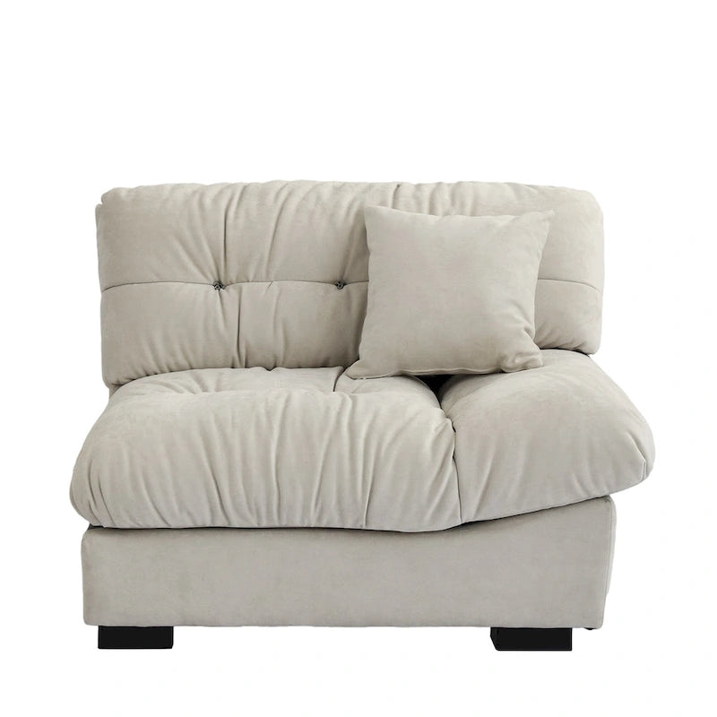 Minimalistische cloud-loveseat