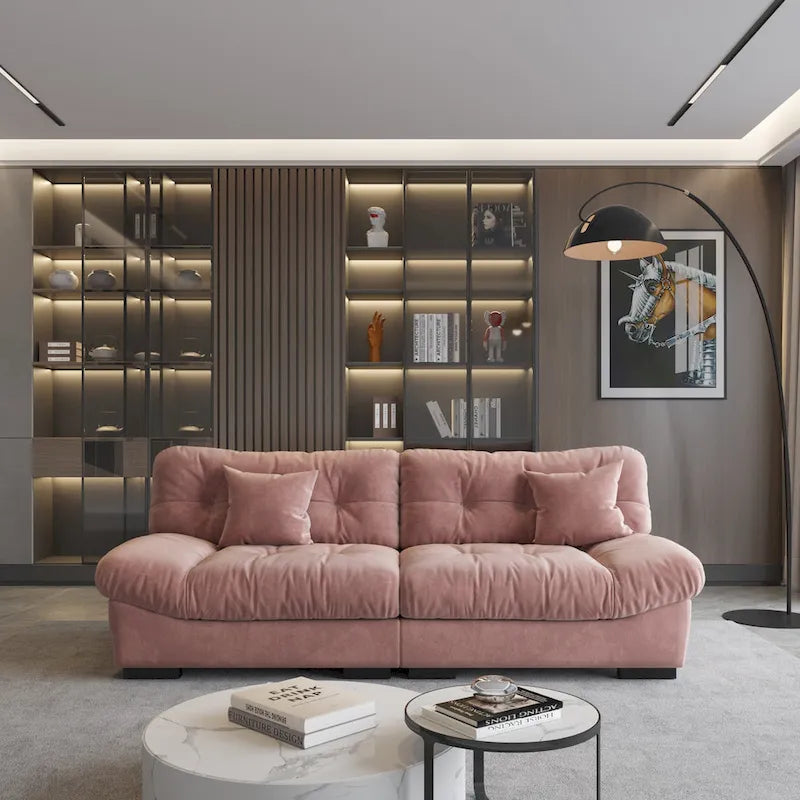 Minimalistische cloud-loveseat