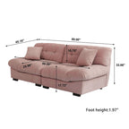 Minimalistische cloud-loveseat