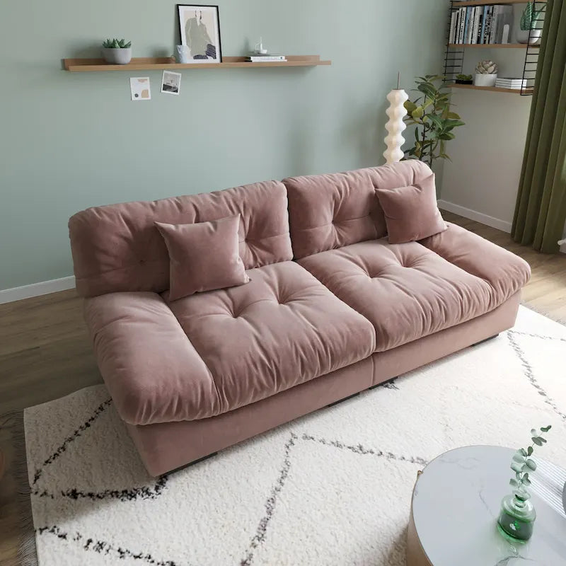 Minimalistische cloud-loveseat