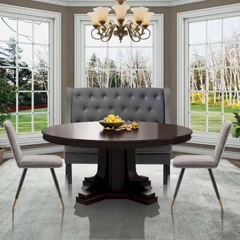 Banco loveseat moderno, sofá loveseat, banco tipo settee con respaldo alto para el comedor, la sala, el pasillo o la entrada