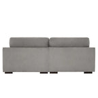 Nowoczesna 90-calowa sofa dwuosobowa z sztruksu z głębokim siedziskiem