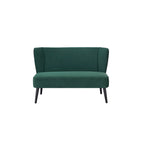 Divanetto Brooklawn con schienale alto e ali, stile metà secolo, di Porch & Den