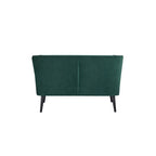 Divanetto Brooklawn con schienale alto e ali, stile metà secolo, di Porch & Den