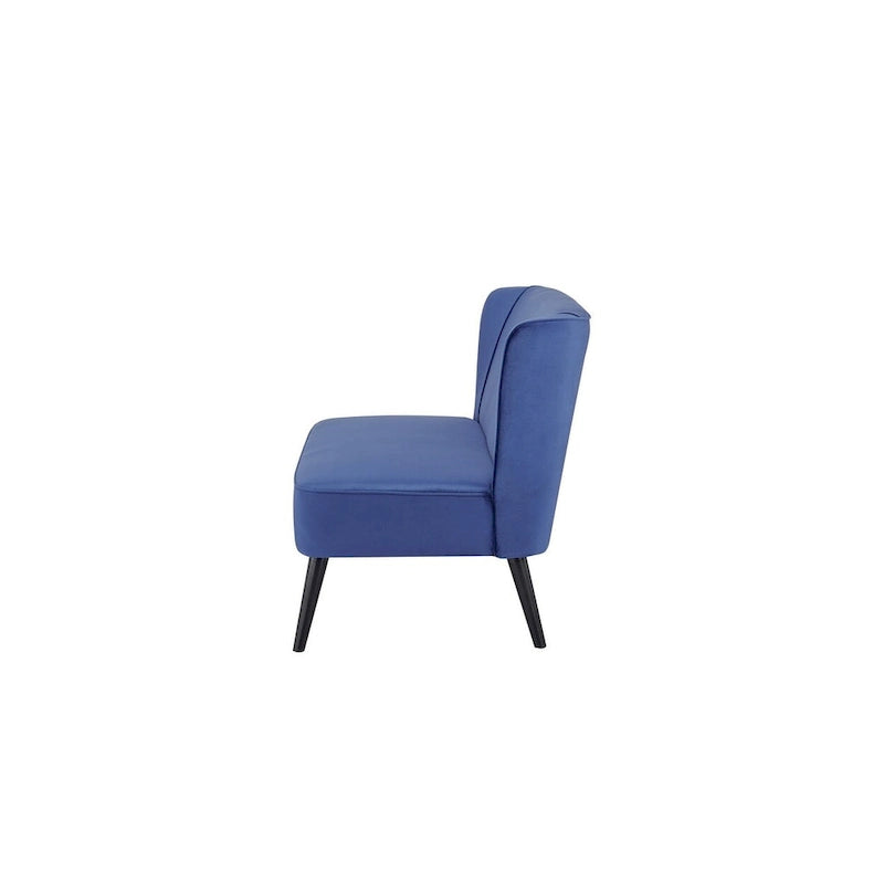 Divanetto Brooklawn con schienale alto e ali, stile metà secolo, di Porch & Den