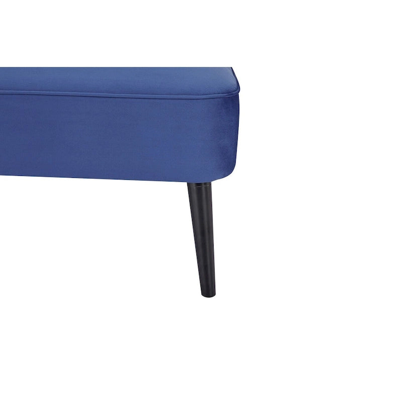 Divanetto Brooklawn con schienale alto e ali, stile metà secolo, di Porch & Den