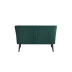 Divanetto Brooklawn con schienale alto e ali, stile metà secolo, di Porch & Den