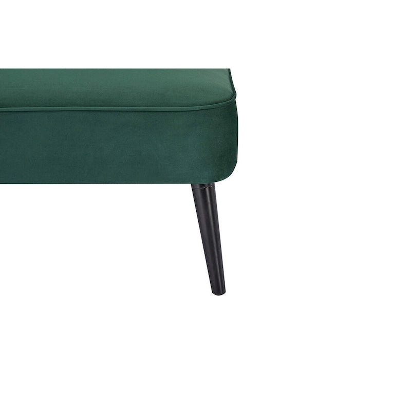 Divanetto Brooklawn con schienale alto e ali, stile metà secolo, di Porch & Den