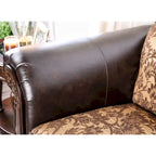 Rend Traditional Faux Leather Tufted Loveseat by Furniture of America
