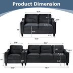 Comfortabele hoekbankset 1+2+3