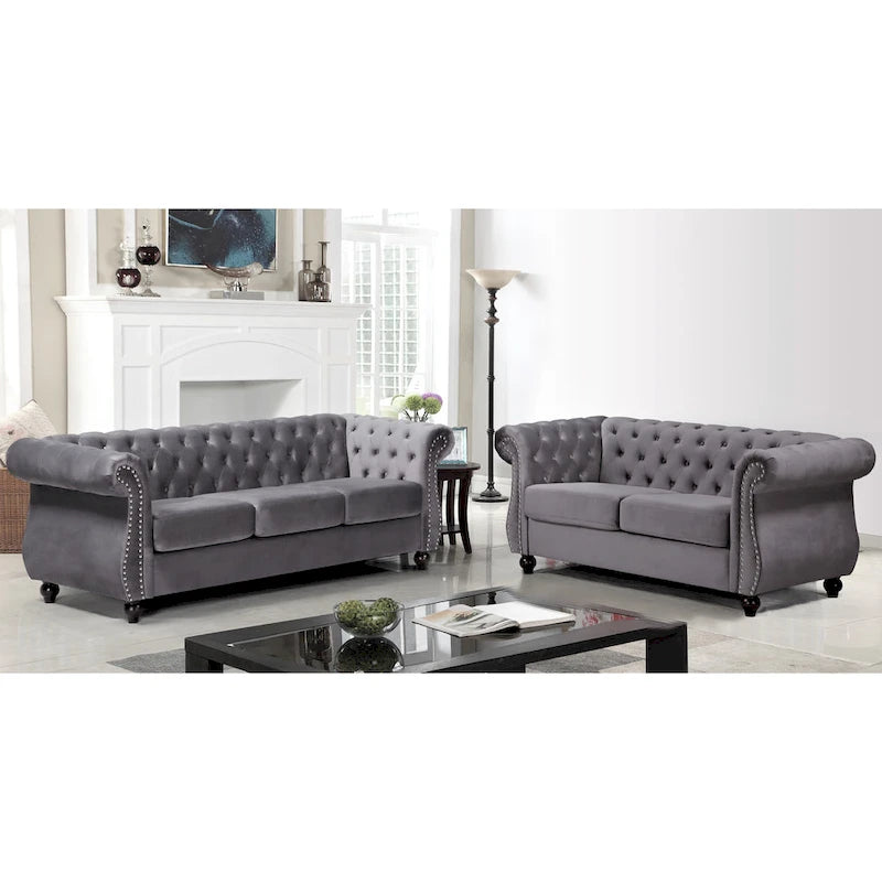 Antoinette Chesterfield 2-delige set - bank en loveseat