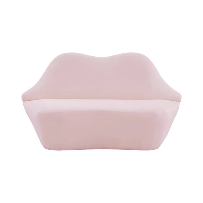 Aksamitna sofa Lips - 67.7W x 29.1D x 36H