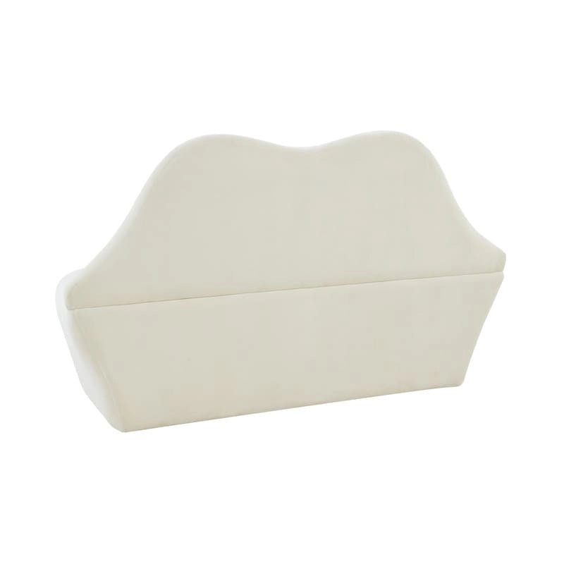 Aksamitna sofa Lips - 67.7W x 29.1D x 36H