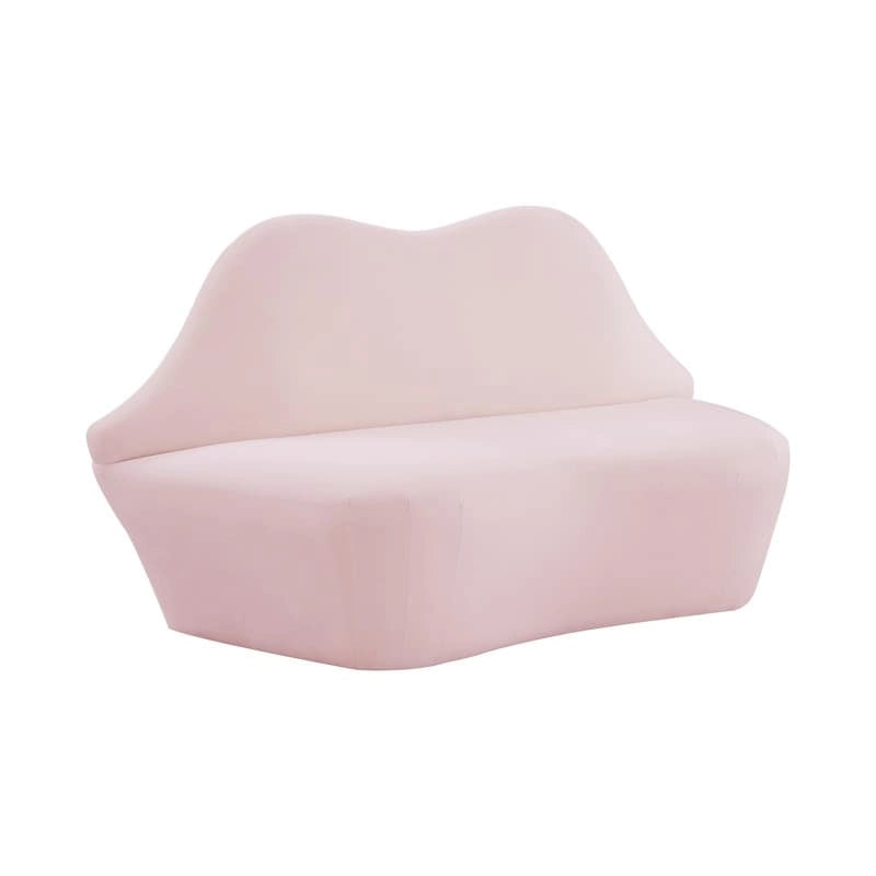 Aksamitna sofa Lips - 67.7W x 29.1D x 36H