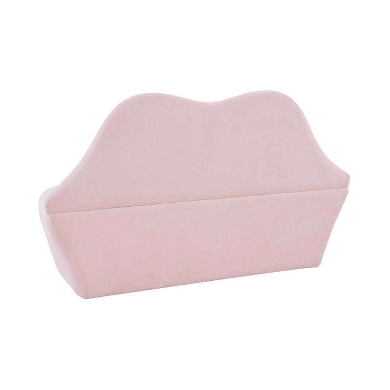 Aksamitna sofa Lips - 67.7W x 29.1D x 36H