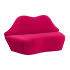 Aksamitna sofa Lips - 67.7W x 29.1D x 36H