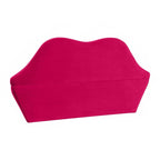 Aksamitna sofa Lips - 67.7W x 29.1D x 36H