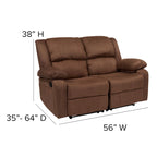 Współczesna tapicerowana sofa dwuosobowa z funkcją rozkładania, zagłówkami i podłokietnikami