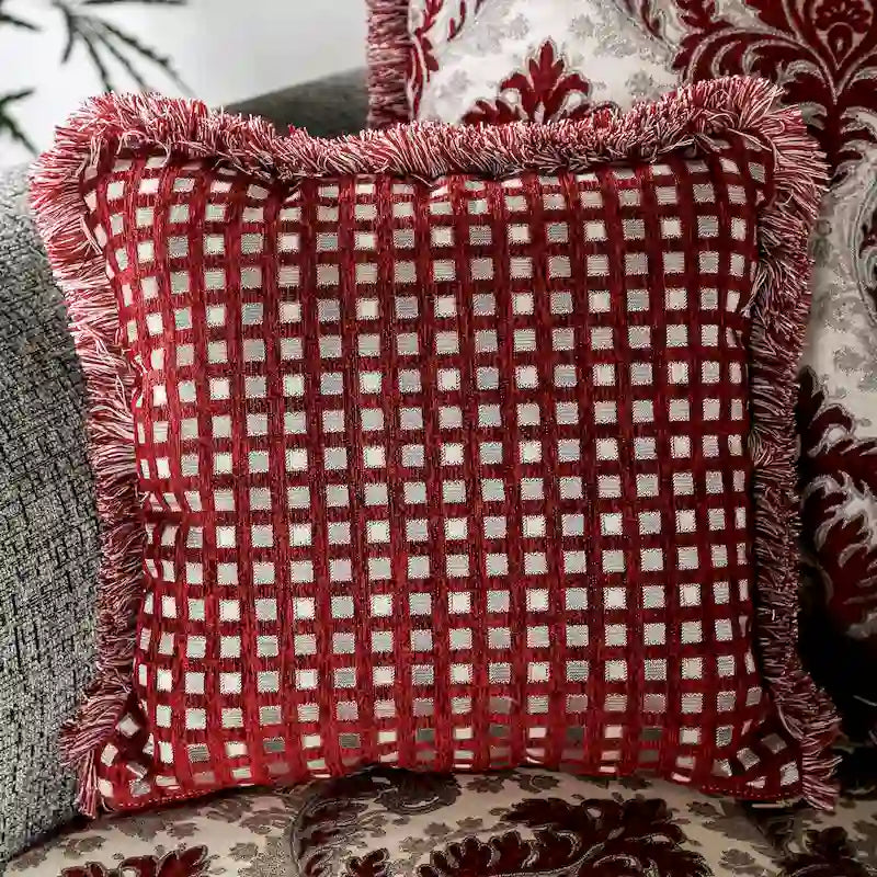 Mansuri traditionelles 2-teiliges Sofaset aus Chenille mit gerollten Armlehnen von Gracewood Hollow