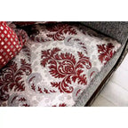 Mansuri traditionelles 2-teiliges Sofaset aus Chenille mit gerollten Armlehnen von Gracewood Hollow