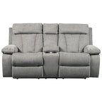 Rozkładana dwuosobowa sofa Mitchiner z konsolą, kolor mglisty