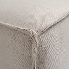 Canapé modulaire contemporain 5 pièces avec pouf