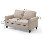 Loveseatbank voor 2 personen van 45 inch