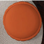 Ensemble SEYNAR de fauteuil club pivotant contemporain en velours capitonné avec pouf