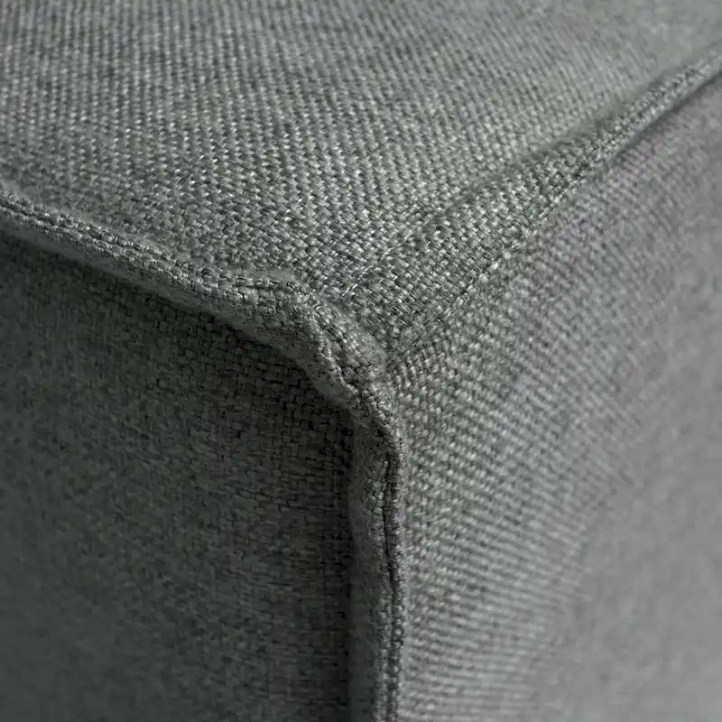 Canapé d’angle modulaire contemporain de 4 pièces avec pouf