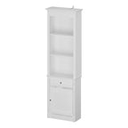Großes Unterhaltungszentrum mit Bücherregalen, 57x38 Zoll, mit Hutch-Fach für Fernseher