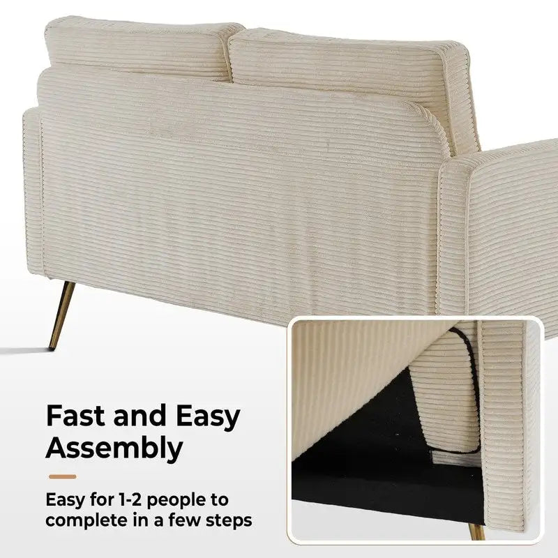Nowoczesna dwuosobowa sofa VINGLI 56