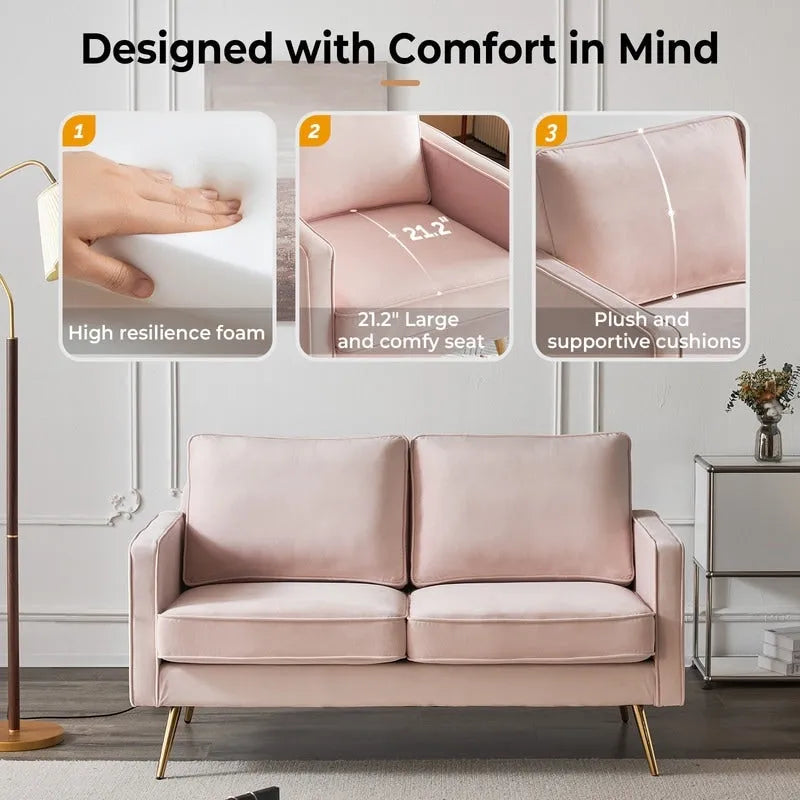 Nowoczesna dwuosobowa sofa VINGLI 56