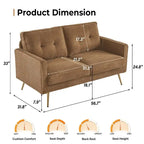Nowoczesna dwuosobowa sofa VINGLI 56