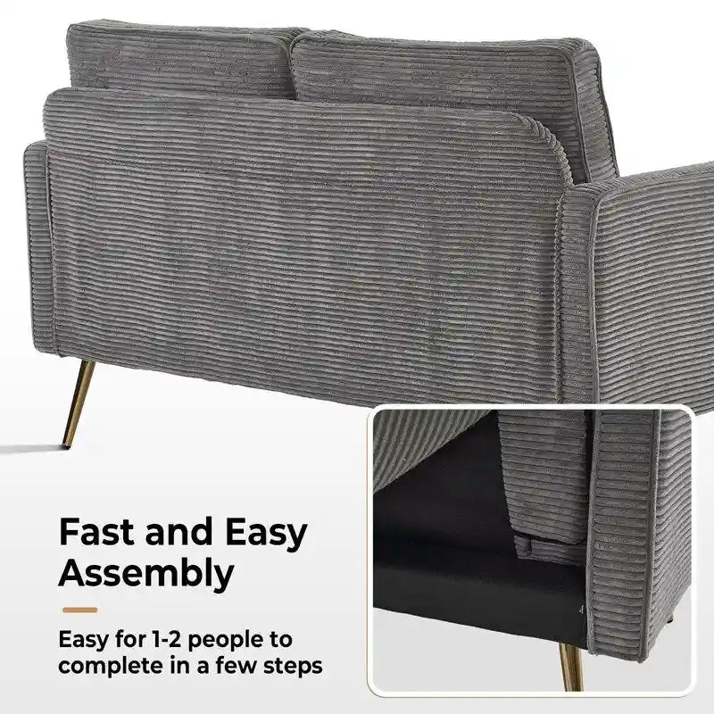 Nowoczesna dwuosobowa sofa VINGLI 56