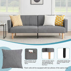 Nowoczesna sofa z funkcją spania z tkaniny 78.74Inch, 3 w 1, składana