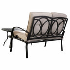 Costway 2-tlg. Gartenmöbel-Set mit Zweisitzer-Sofa, Couchtisch und Bank – Details anzeigen