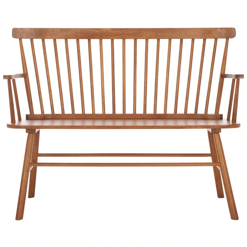 SAFAVIEH Gracija bank met spindelleuning - 48 x 22.4 x 36 - 48W x 22D x 36H