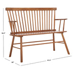 SAFAVIEH Gracija bank met spindelleuning - 48 x 22.4 x 36 - 48W x 22D x 36H